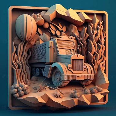 3D модель Гра Clustertruck (STL)